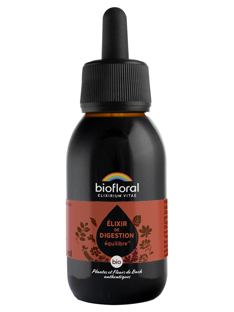 Biofloral Élixir de Digestion Équilibre Compte Gouttes Bio 100 ml