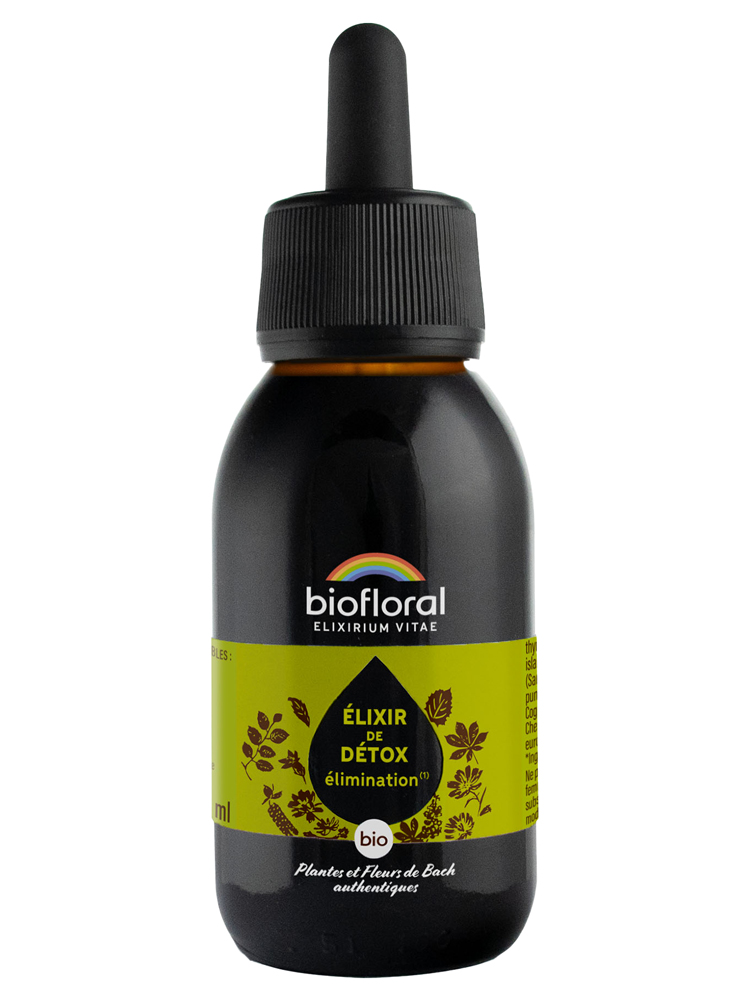 Biofloral Élixir de Détox Élimination Compte Gouttes Bio 100 ml