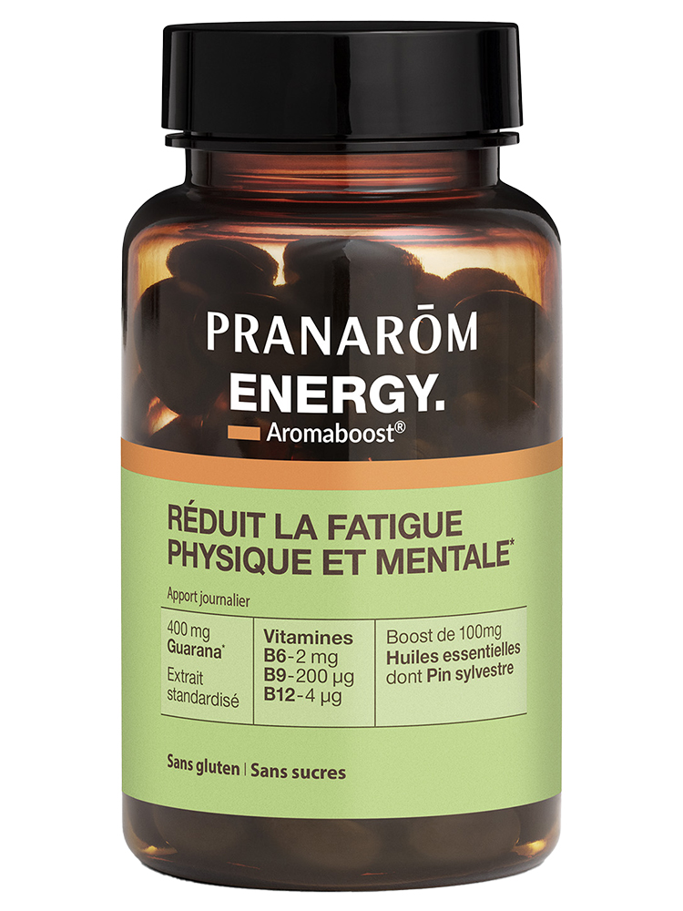 Pranarôm Aromaboost Energy Fatigue Physique et Mentale 60 Capsules