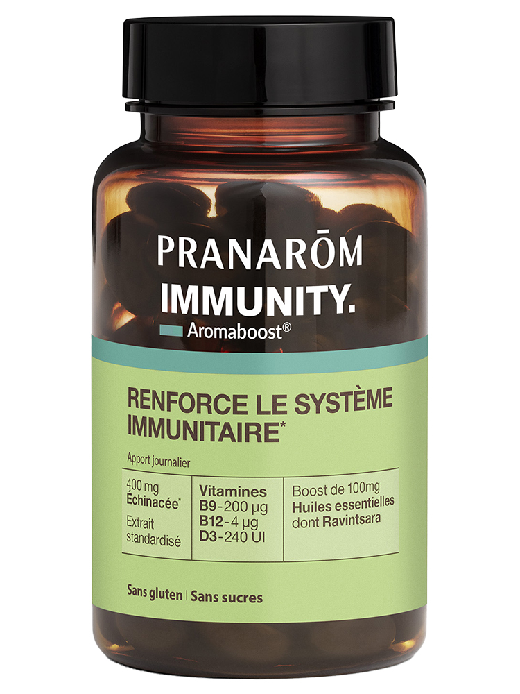Pranarôm Aromaboost Immunity 60 Caps - Renforce le Système Immunitaire