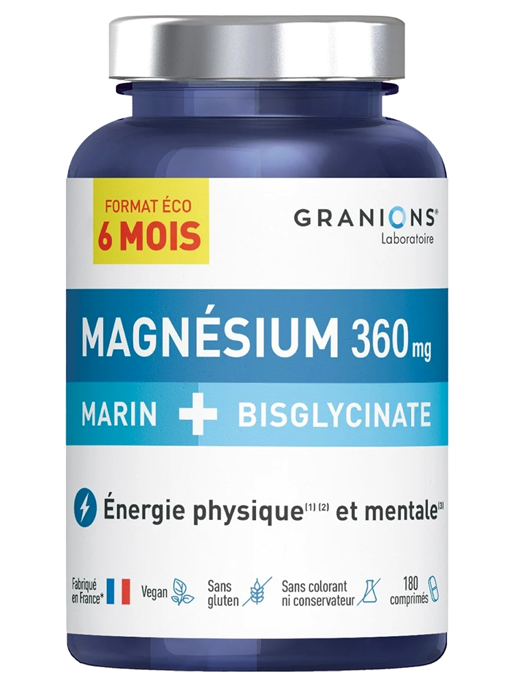 Granions Magnésium Marin + Bisglycinate Format Eco 234 g