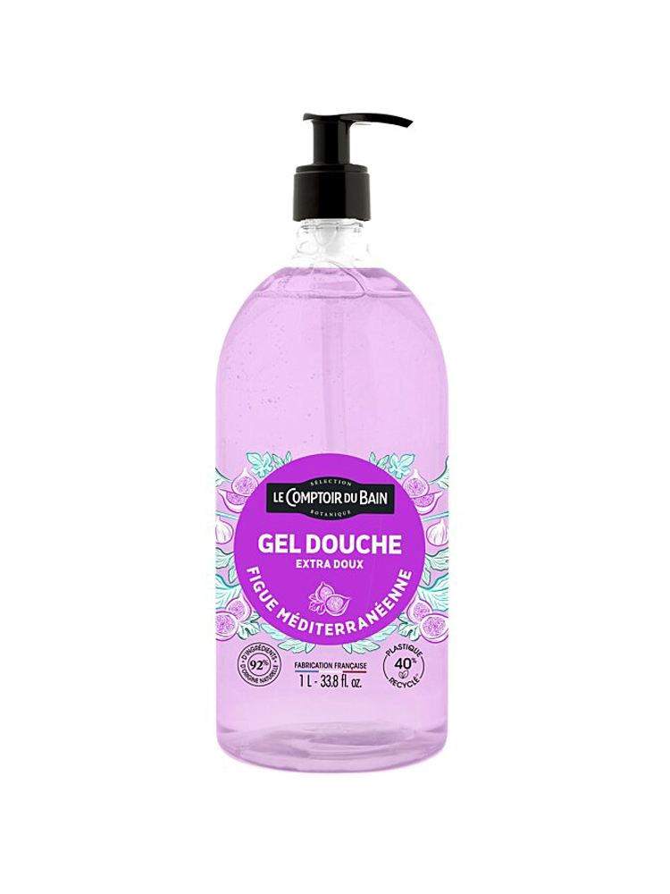 Le Comptoir du Bain Gel Douche Figue Méditerranéenne 1 L