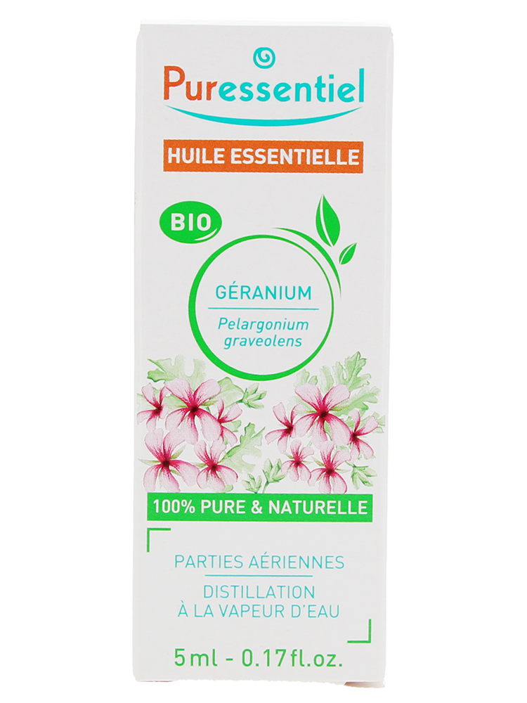 Puressentiel Huile Essentielle Géranium Naturelle Bio 5 ml