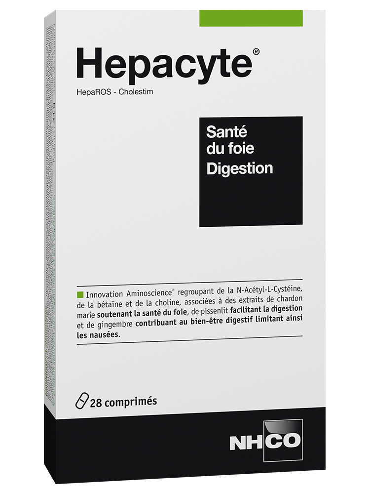 NHCO Hepacyte Santé du Foie Digestion 28 Comprimés