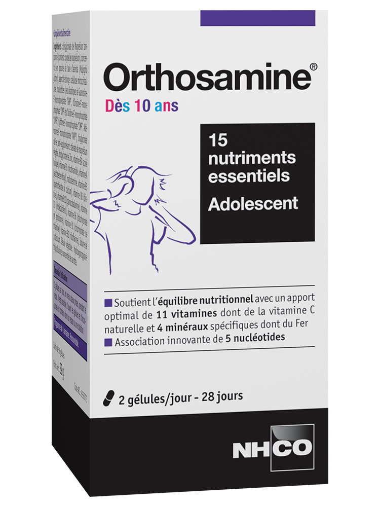 NHCO Orthosamine 15 Nutriments Essentiels Dès 10 ans 56 Gélules