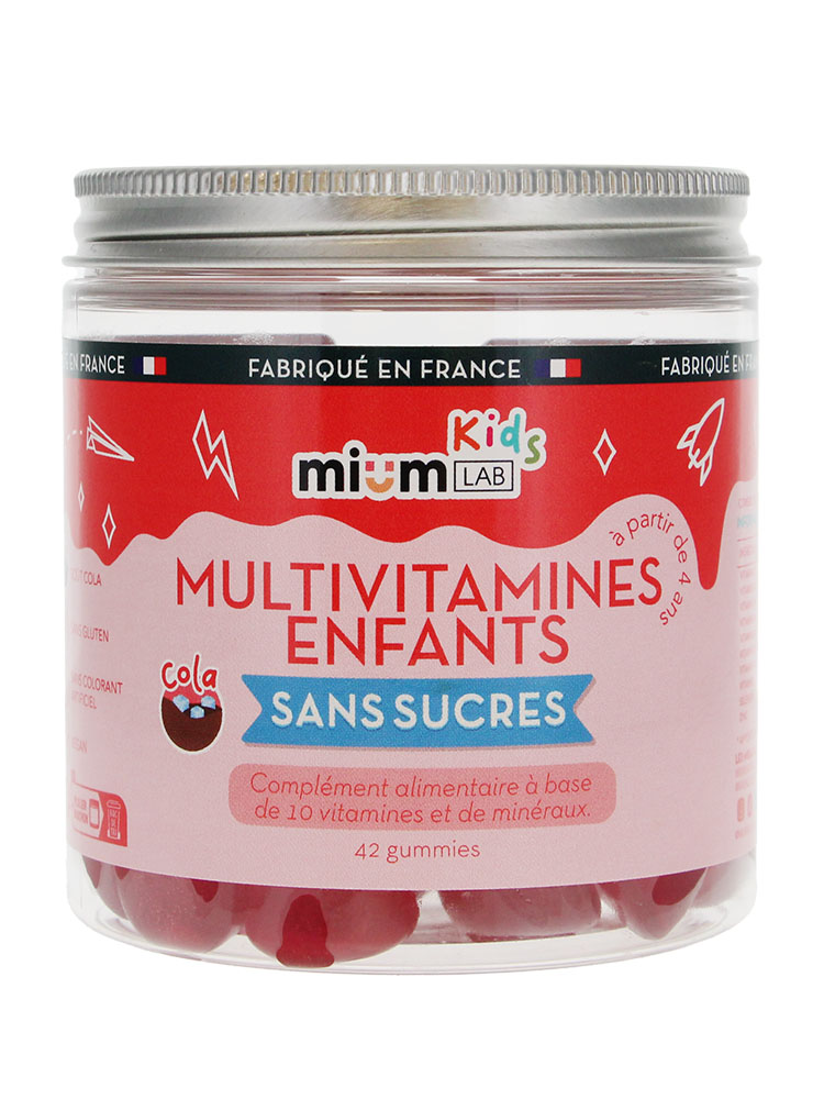 Mium Lab Multivitamines Enfants Sans Sucres Vitamines 42 Gummies
