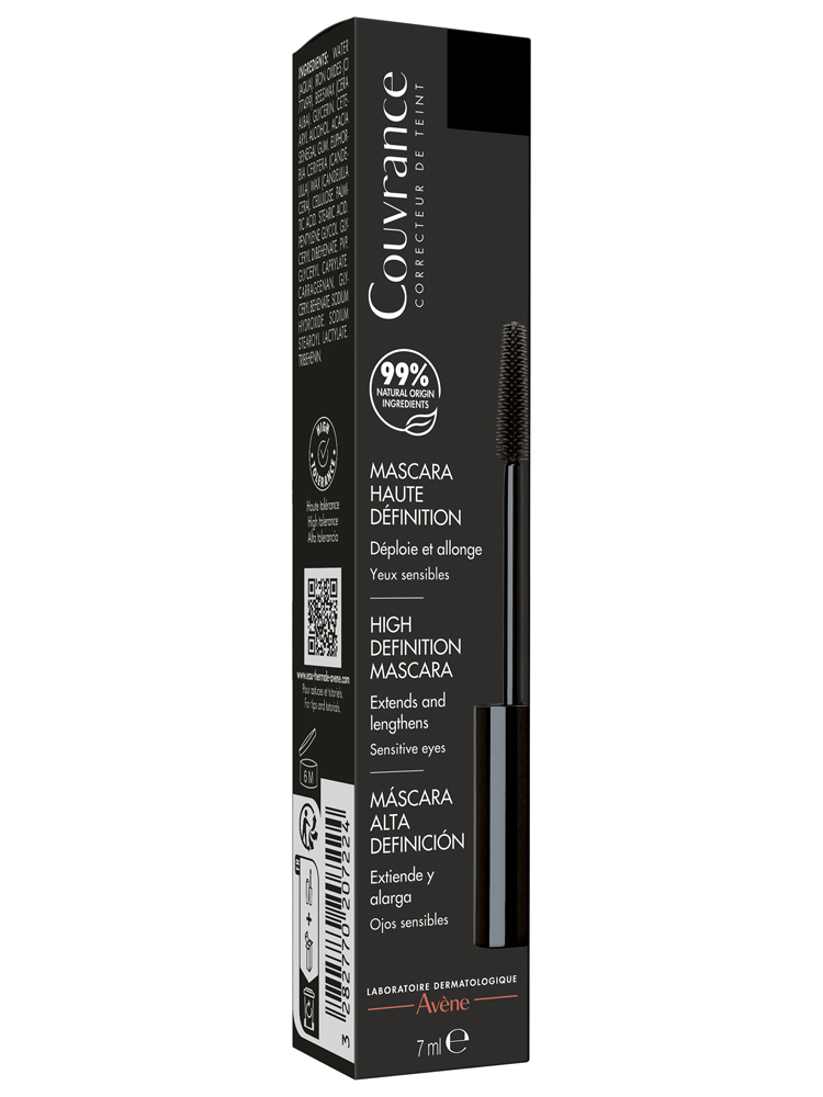 Avène Couvrance Mascara Haute Définition Noir Yeux Sensibles 7 ml