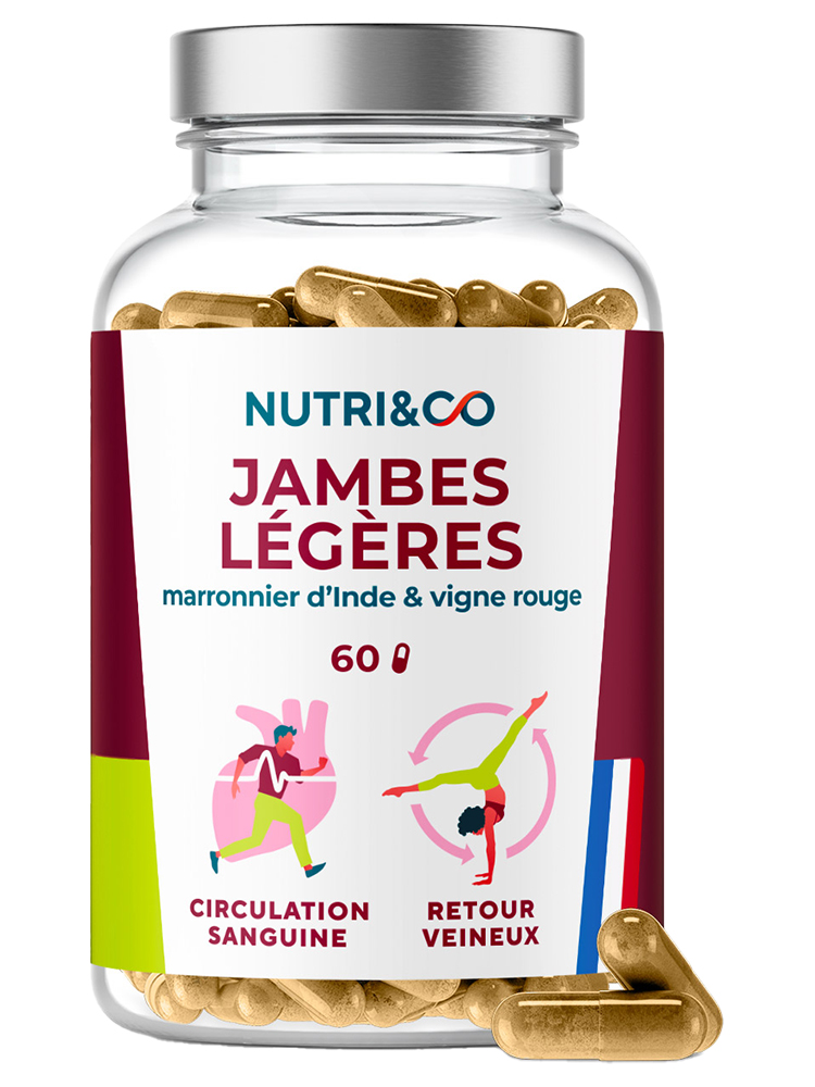 Nutri&Co Jambes Légères et Retour Veineux 60 Gélules