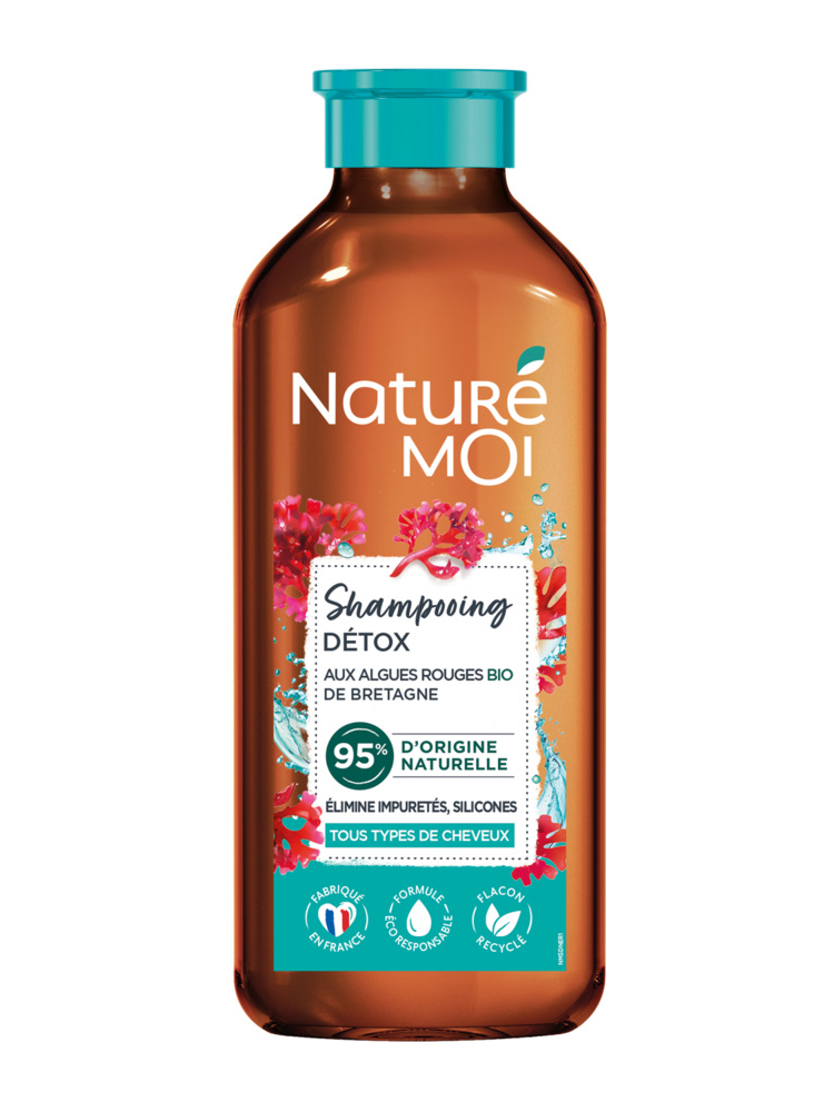 Naturé Moi Shampoing Détox aux Algues Rouges Tous Types de Cheveux 250 ml