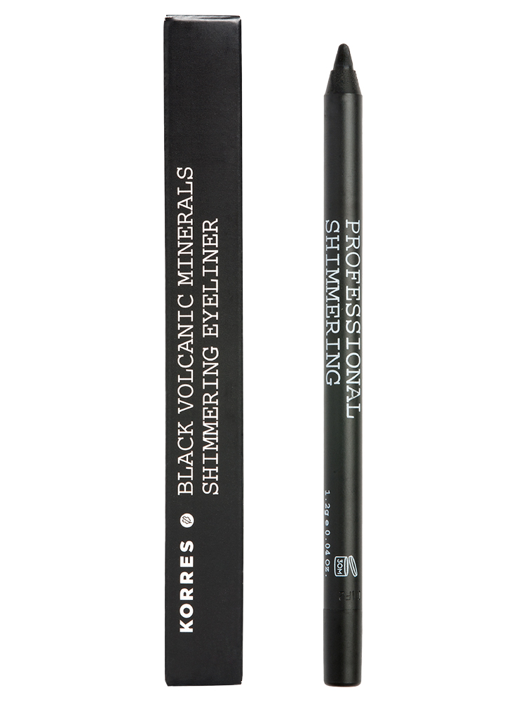 Korres Eyeliner Brillant Noir Minéraux Volcaniques 1,2 g