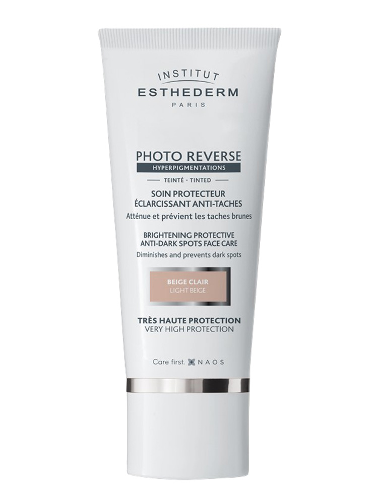 Institut Esthederm Photo Reverse Soin Protecteur Eclaircissant Anti Taches Teinté Très Haute Protection 50 ml