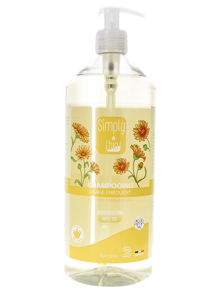 Simply Bio Shampoing Usage Fréquent Biologique 1 Litre