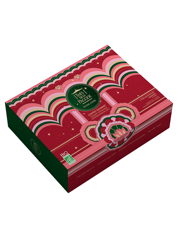 Thés de la Pagode Coffret Divine Corée Thé et Infusions 32 Unités