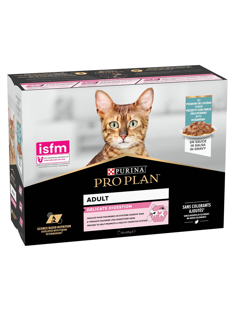 Purina Proplan Morceaux au Poisson de l'Océan en Sauce 10 Unités