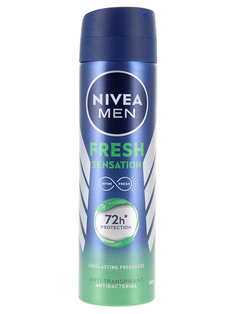 Nivea Men Fresh Sensation Anti-Transpirant Protection 72H Déodorant Spray 150 ml