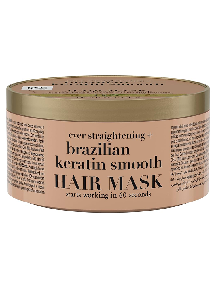 Ogx Masque Capillaire Lissant à la Kératine 60 Secondes 300 ml