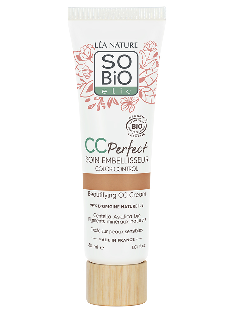 Léa Nature SO BIO étic CC Perfect Soin Embellisseur Biologique 30 ML est un soin couvrant pour le visage. Ce soin polyvalent apporte des bienfaits complets à la peau. Il atténue immédiatement les rougeurs, dissimule les cernes et les signes de fatigue, illumine le teint et réveille l’éclat naturel. Le teint est uniformisé, la peau intensément hydratée, apaisée et visiblement sublimée. Non comédogène Testé sous contrôle dermatologique Vegan 99% du total est d'origine naturelle 38% du total des ingrédients sont issus de l'Agriculture Biologique Cosmos Organic certifié par Ecocert Greenlife selon le référentiel Cosmos Fabriqué en France - Teinte : Medium