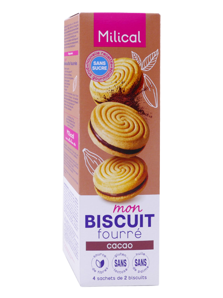 Milical Mon Biscuit Fourré - Goût : Chocolat