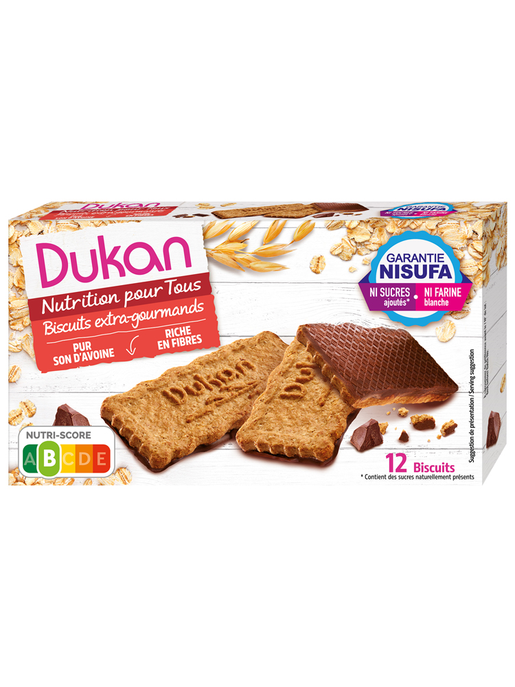 Dukan Biscuits Extra Gourmands Nappes Chocolat