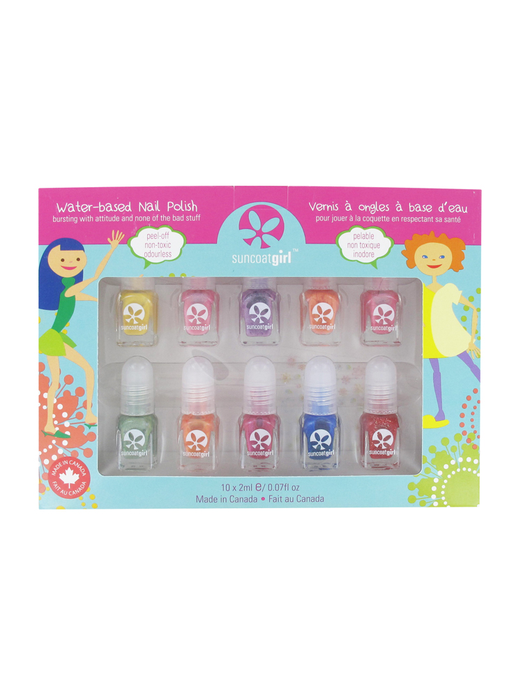 Suncoatgirl 10 Vernis à Ongles à Base d'Eau 2 ml - Modèle : Festif