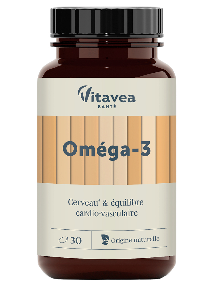 Vitavea Oméga 3 Cerveau & Équilibre Cardio-Vasculaire 30 Unités