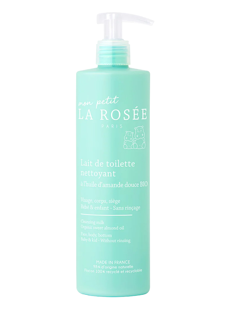 La Rosée Lait de Toilette Nettoyant à l'Huile d'Amande Douce Bio 400 ml
