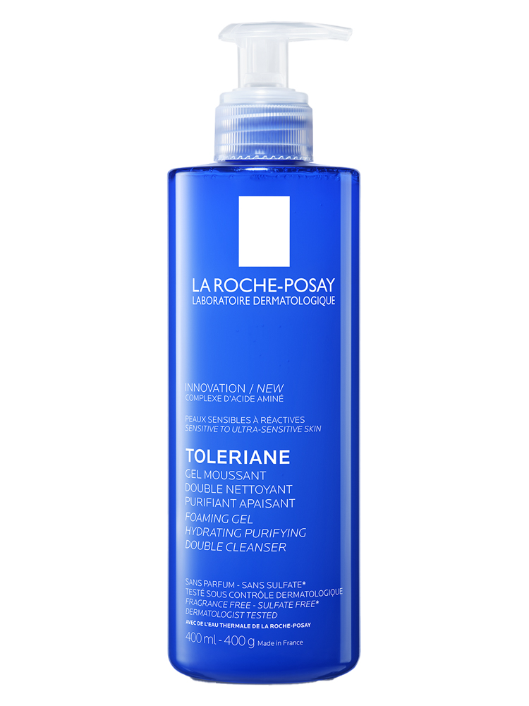 La Roche-Posay Tolériane Gel Moussant Nettoyant Peaux Sensibles à Réactives 400 ml