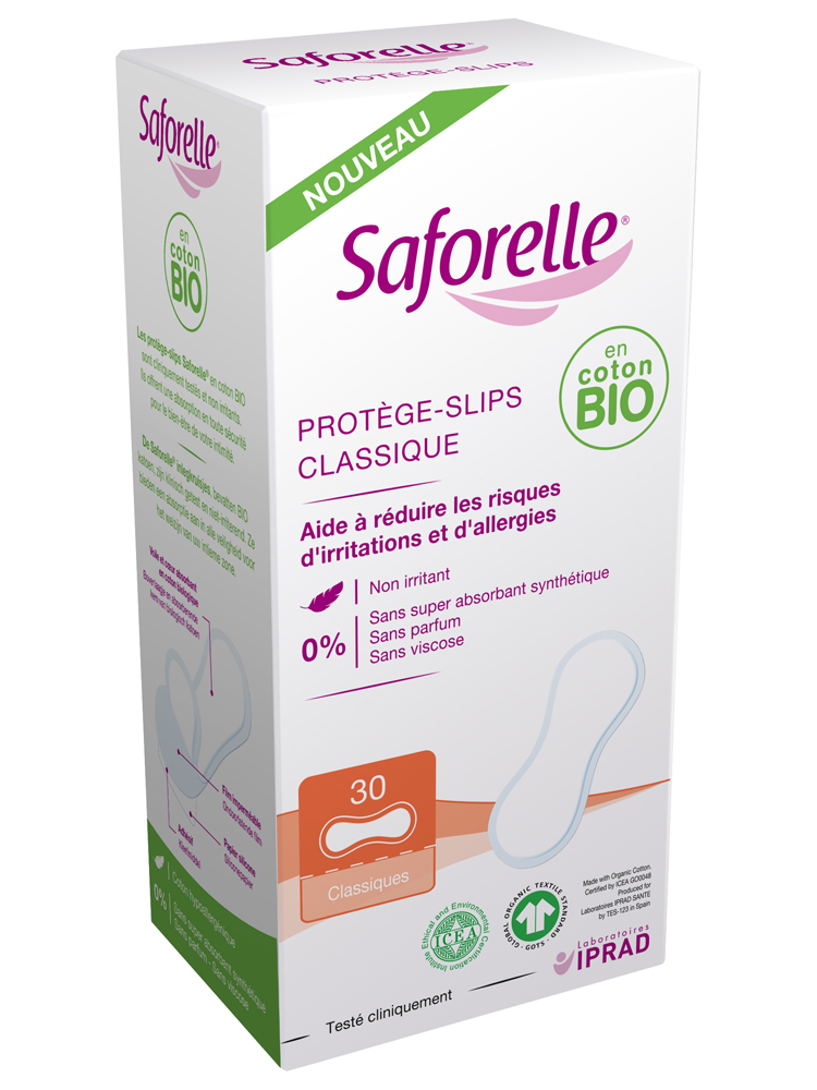 Saforelle Protège-Slips Classiques 30 Protections