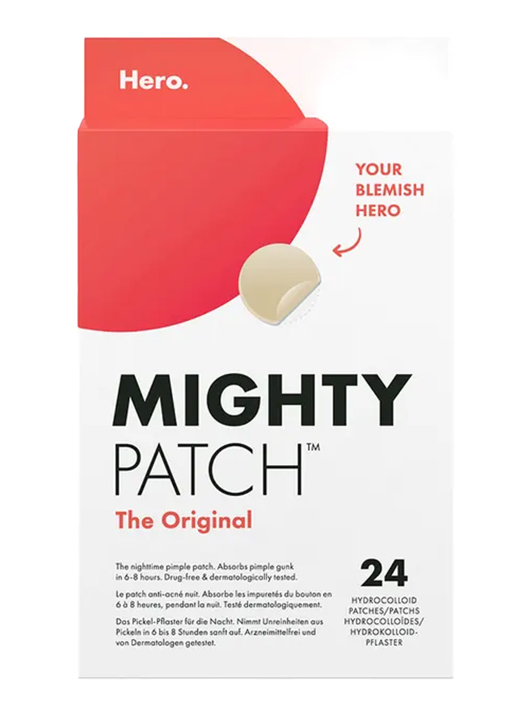 Hero – Mighty Patch Original – Patchs de Nuit Anti-Acné – Boîte de 24 Patchs