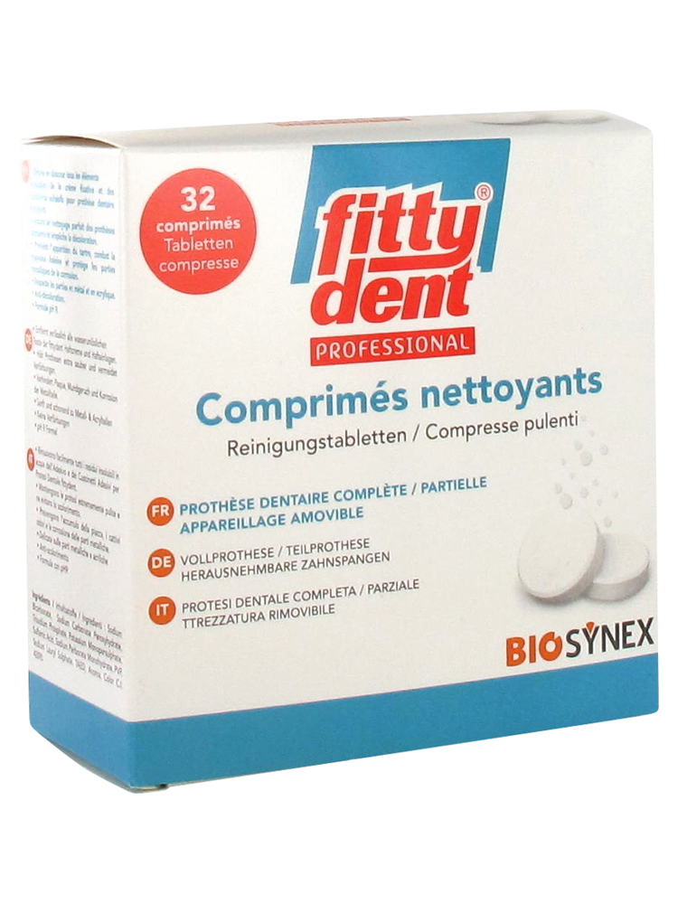 Fittydent Comprimes Nettoyants X32