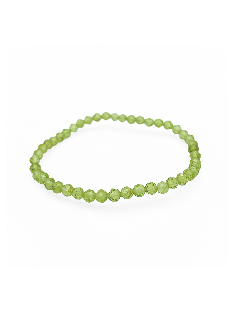 Natura Square Bracelet Facettes Péridot 1 Pièce