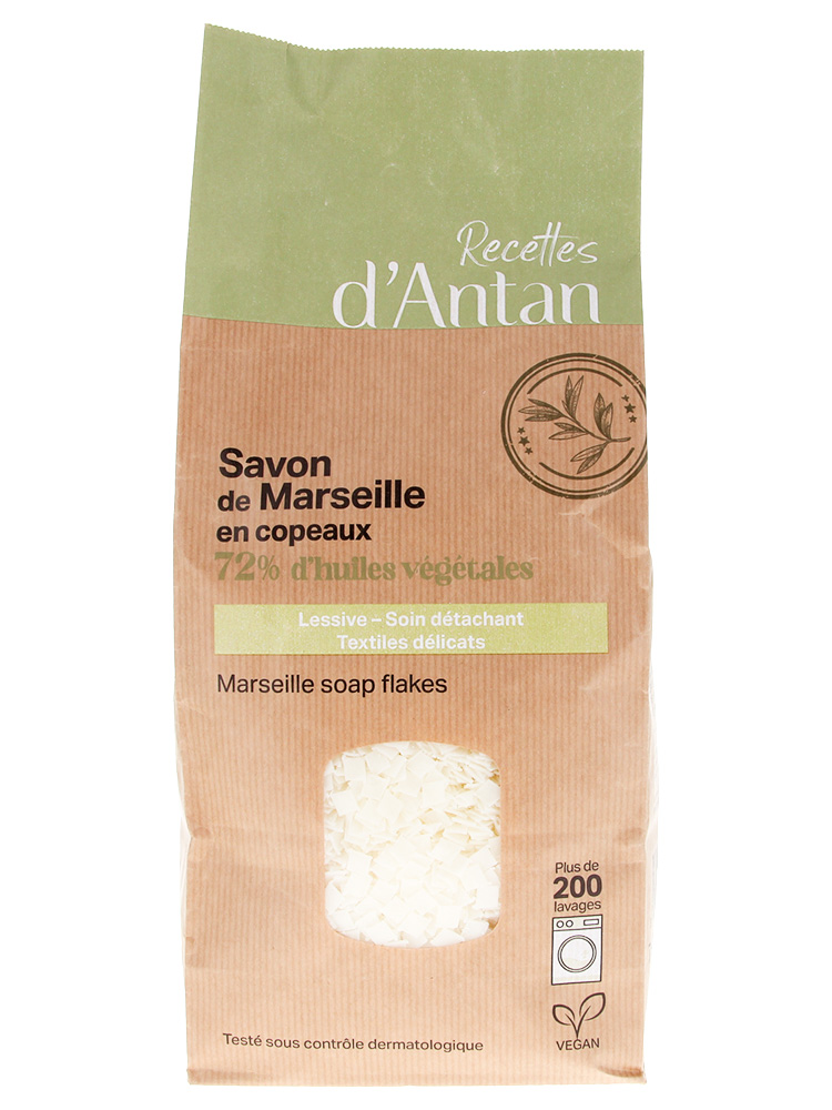 Recettes d'Antan Savon de Marseille en Copeaux - Pain750G