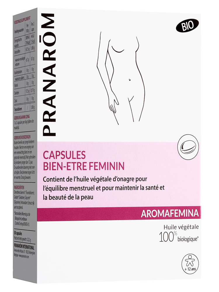 Pranarôm Aromafemina Capsules Bien-Être Féminin Bio 30 Capsules