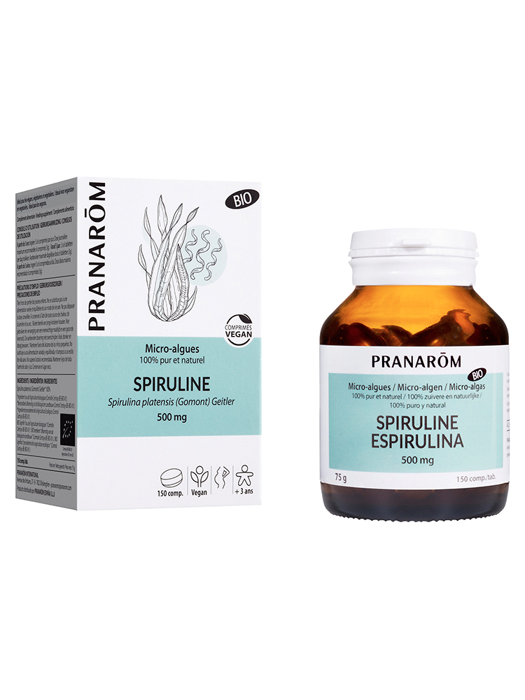 Pranarôm Mikroalge SPIRULINA BIO 150 Tabletten