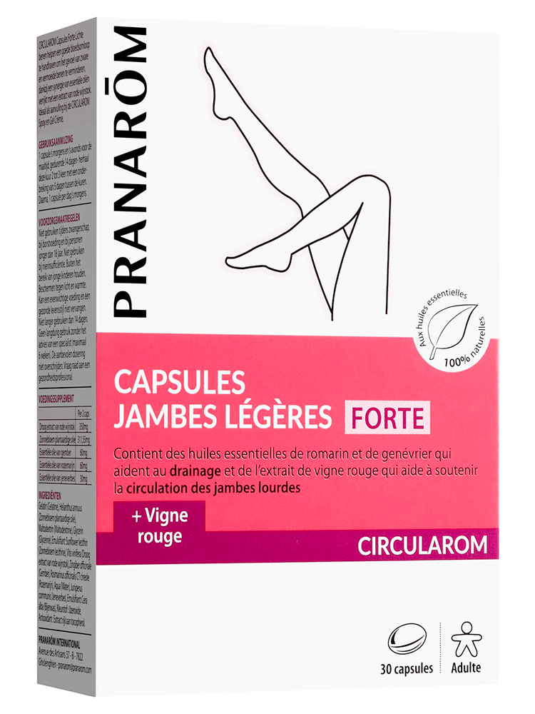 Pranarom Circularom Kapseln Forte Light Legs 30 Kapseln