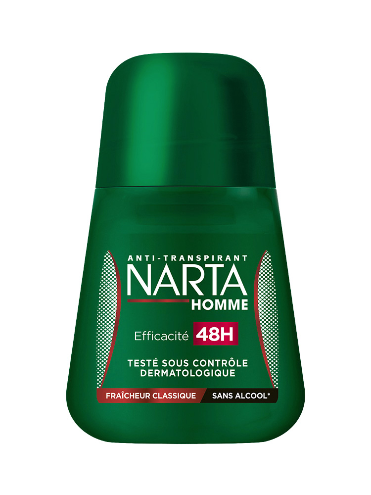 Narta Homme Fraicheur Classqiue Anti-Transpirant 48H Bille 50 ml