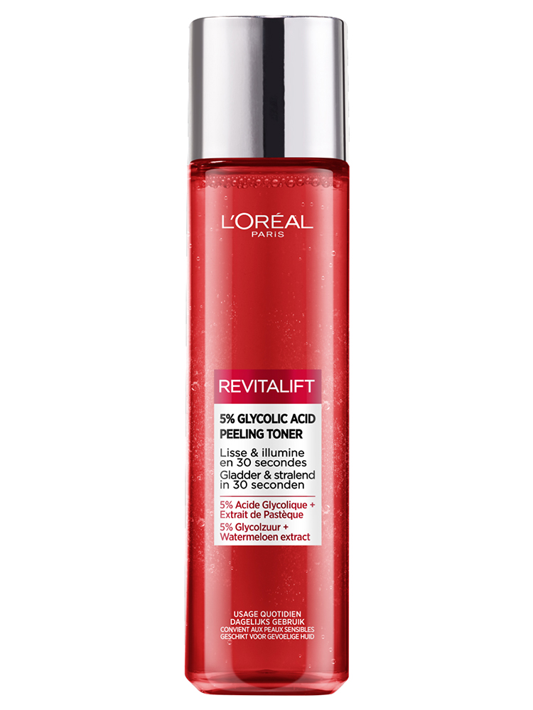 L'Oréal Paris Revitalift Lotion 5% Glycolic Acid Peeling Toner Lisse et Illumine 180 ml