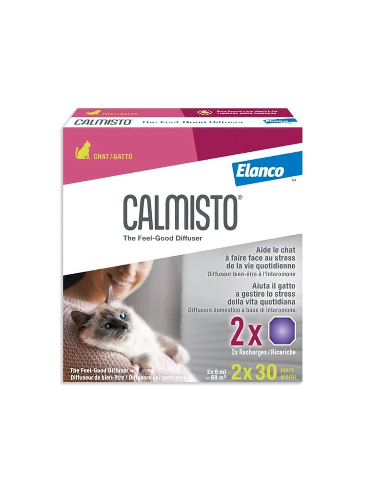 Calmisto 2 Recharges Anti-Stress Pour Chat 75 ml