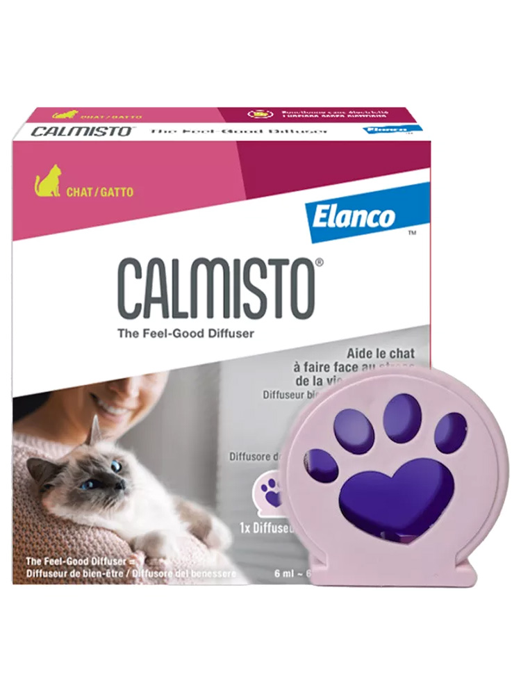 Calmisto 1 Diffuseur + 1 Recharge Anti-Stress Pour Chat 75 ml