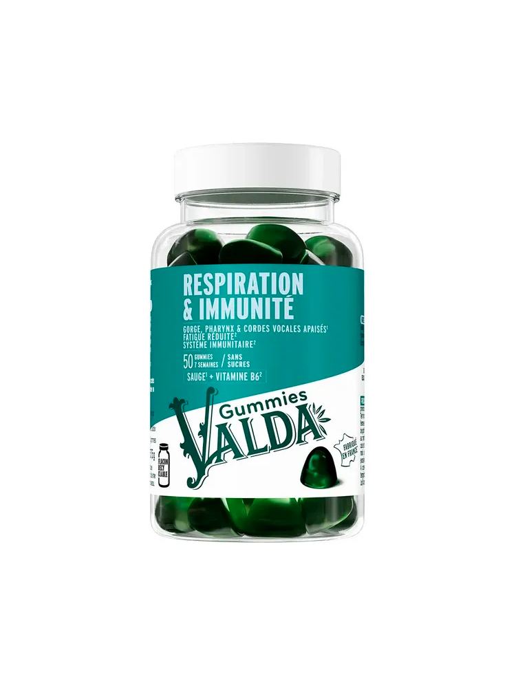 Valda Respiration & Immunité 50 Gummies à Mâcher