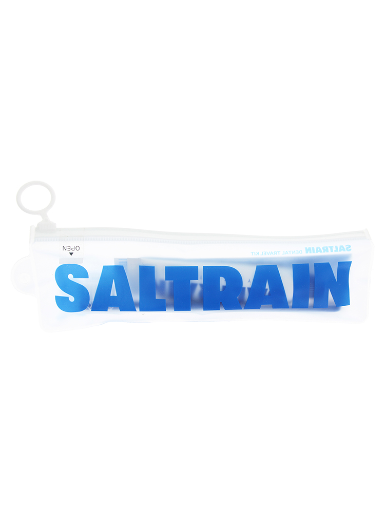 Saltrain Kit de Voyage Bucco-Dentaire - Couleur : Bleu