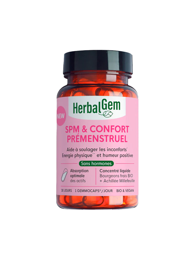 HerbalGem SPM & Confort Prémenstruel Bio 30 Unités