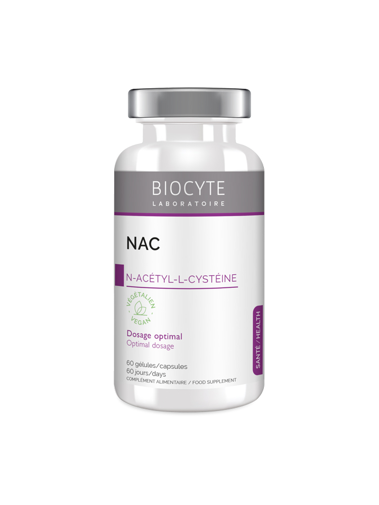 Biocyte NAC N-Acétyl-LCystéine Dosage Optimal 60 Gélules