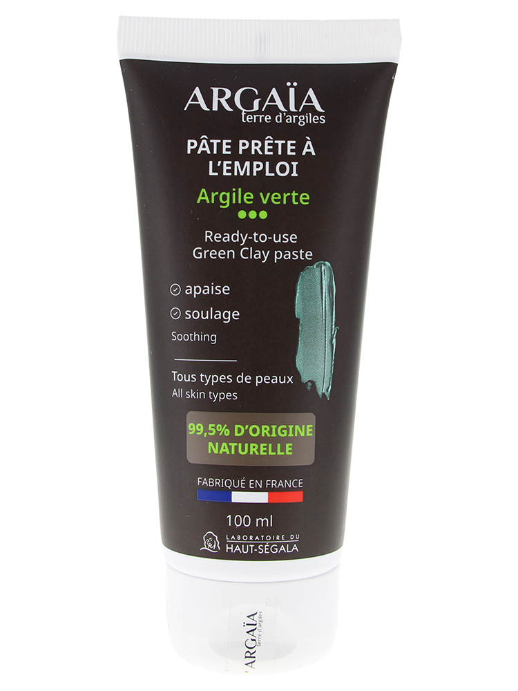 Laboratoire du Haut-Ségala Pâte Prête à l'Emploi Argile Verte 100 ML