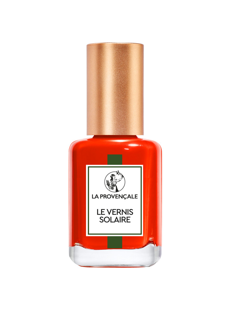 La Provençale Bio Le Vernis Solaire Longue Tenue 13 ml - Couleur : 402 Coquelicot du Lubéron