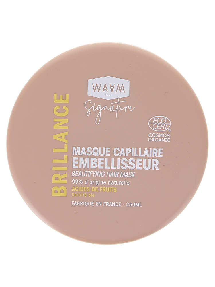 Waam Signature Masque Capillaire Embellisseur Brillance Bio 250 ml