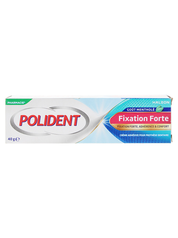 Polident Corega Crème Fixative Fixation Forte Pour Prothèses Partielles et Complètes 40 gr