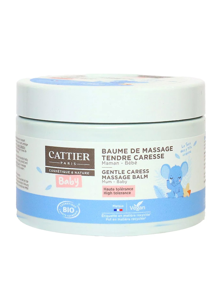 Cattier Baby Tendre Caresse Baume de Massage Bio 100 g