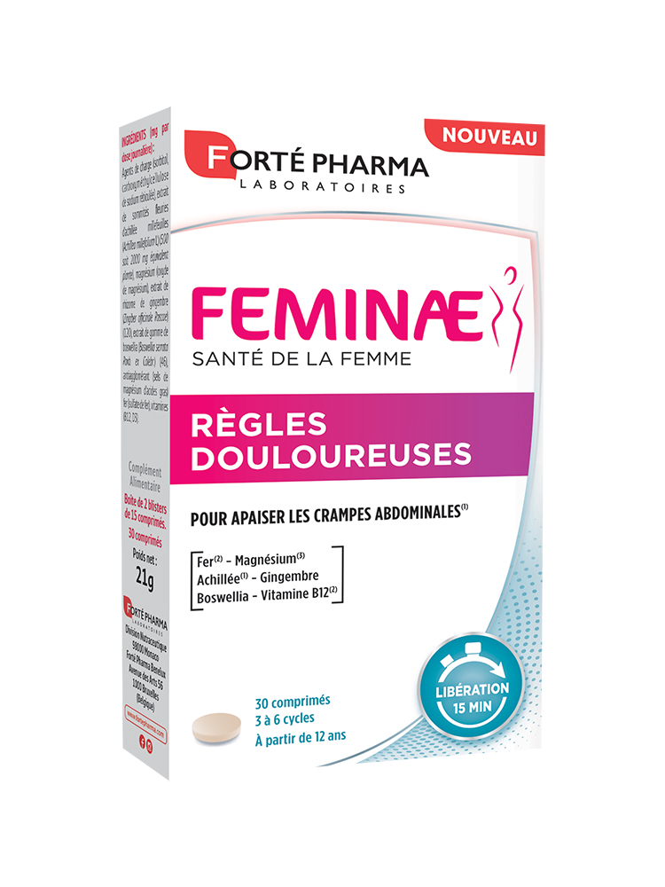 Forté Pharma Feminae Règles Douloureuses 30 Unités