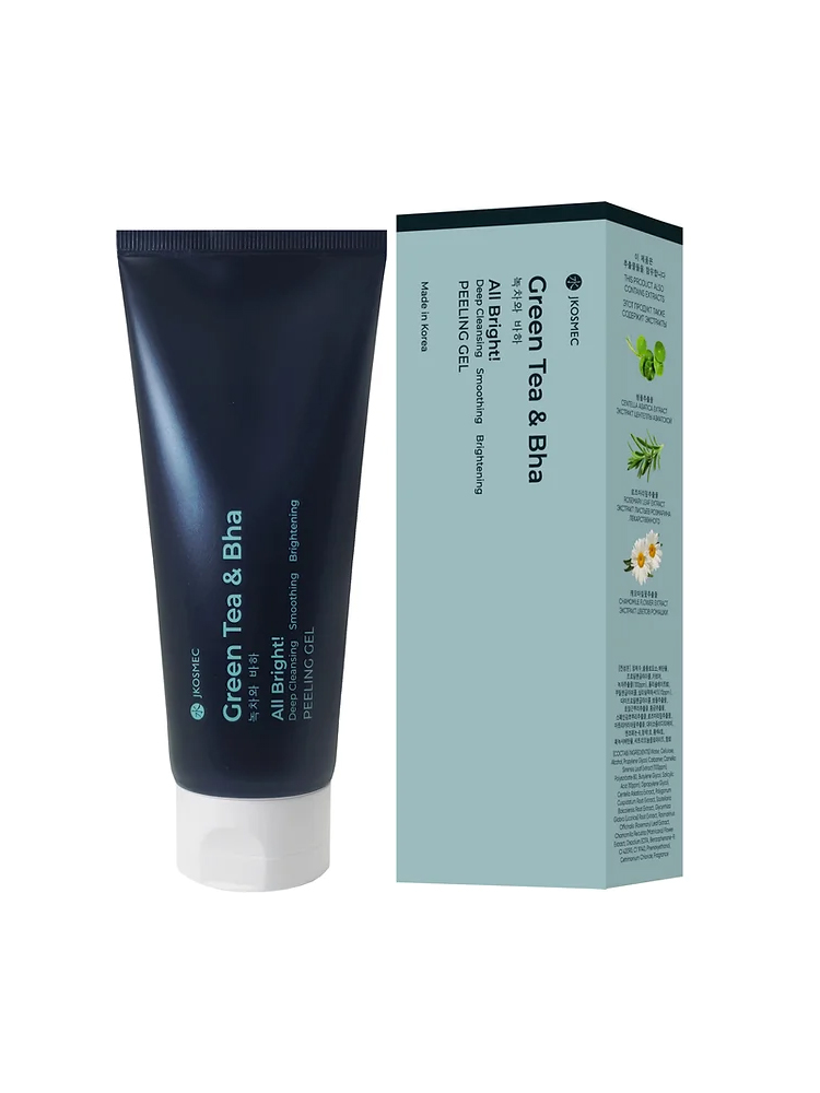 Jkosmec All Bright! Gel Exfoliant Bha & Green Tea 180 ml